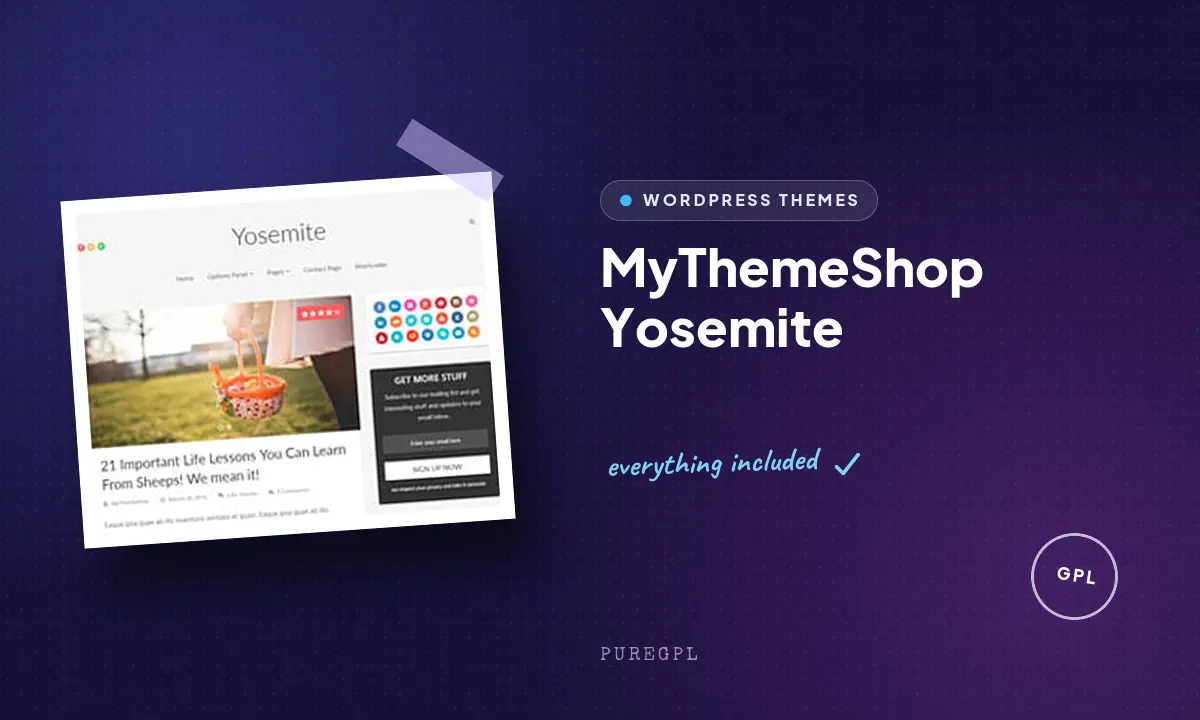 Mythemeshop | Yosemite