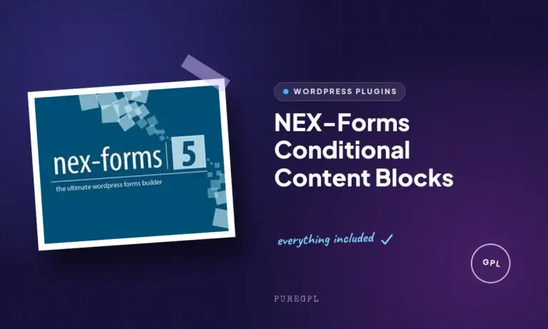 nex forms conditional content blocks