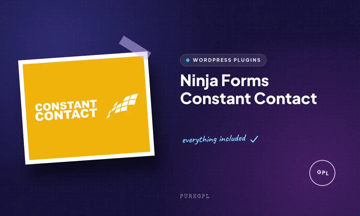 Ninja Forms Constant Contact