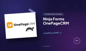 ninja forms onepagecrm