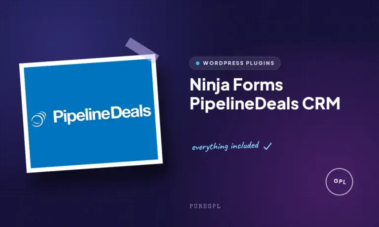 ninja forms pipelinedeals crm