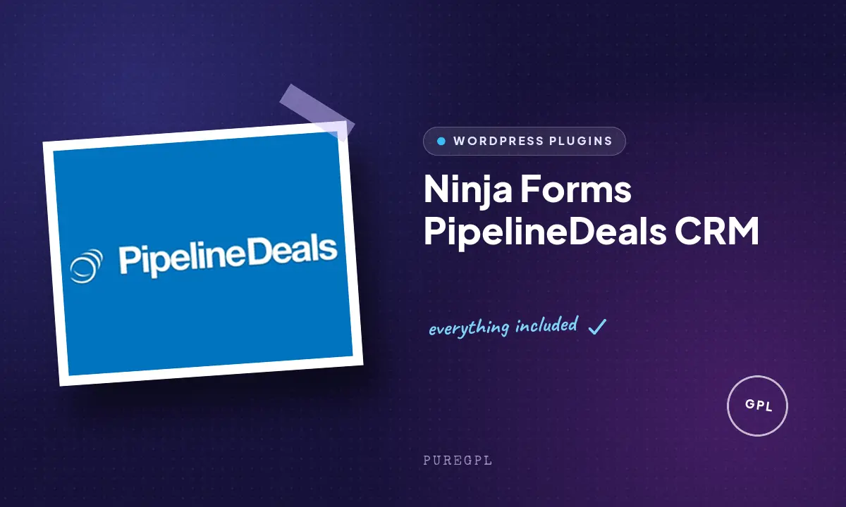 Ninja Forms PipelineDeals CRM
