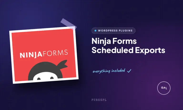ninja forms scheduled exports