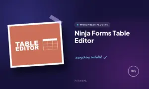 ninja forms table editor