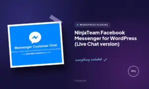 ninjateam facebook messenger for wordpress live chat version