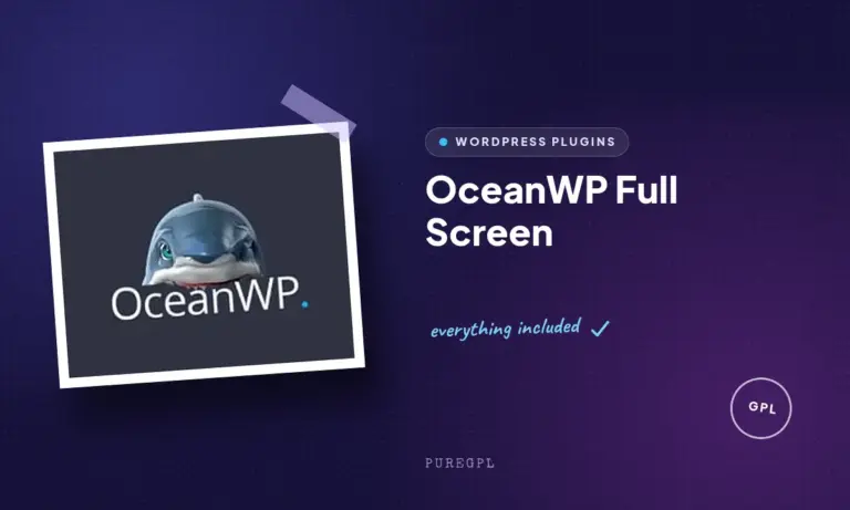 oceanwp full screen