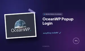 oceanwp popup login
