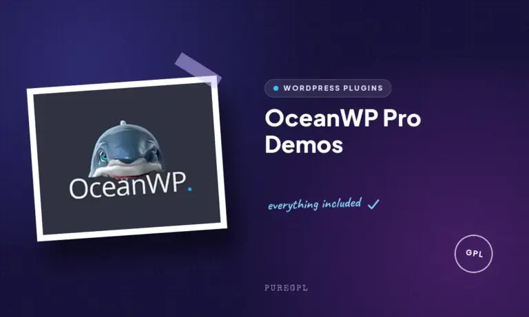 oceanwp pro demos
