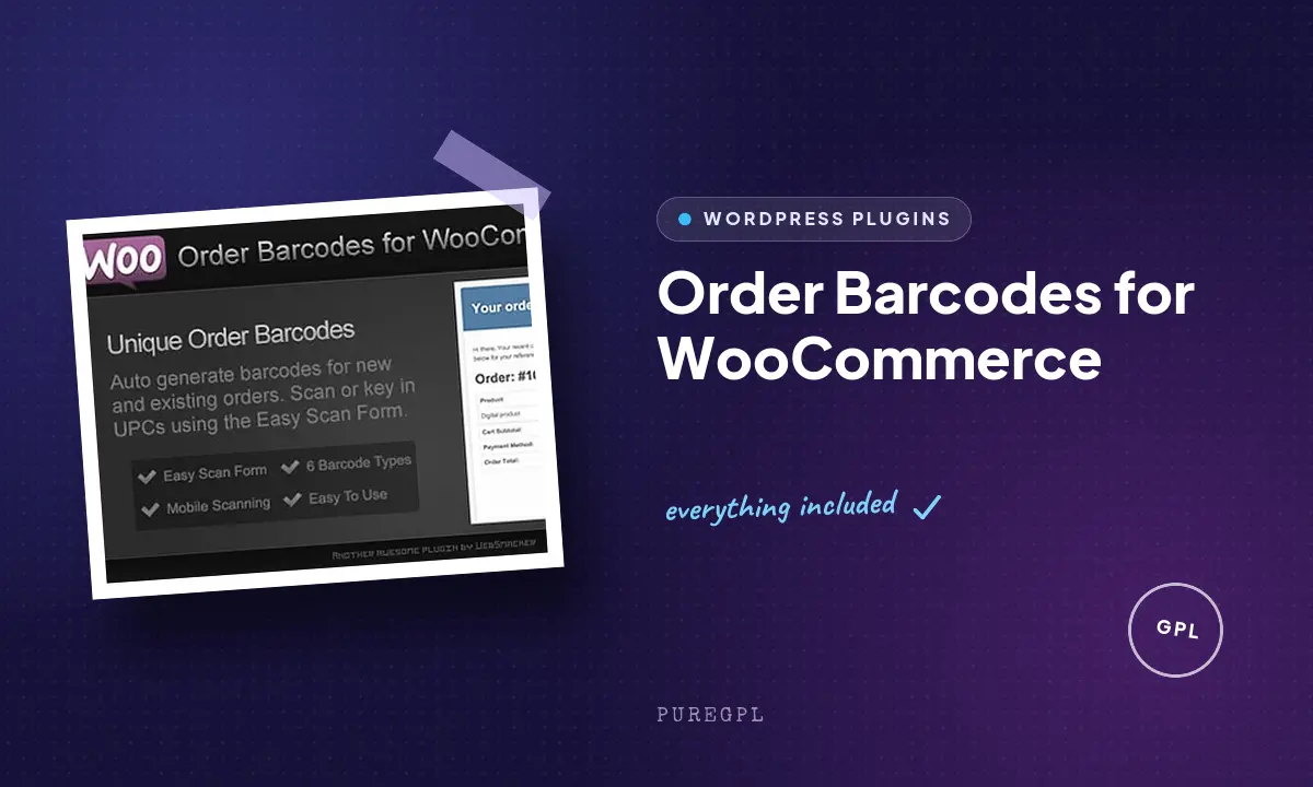Order Barcodes for WooCommerce
