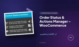 order status actions manager woocommerce