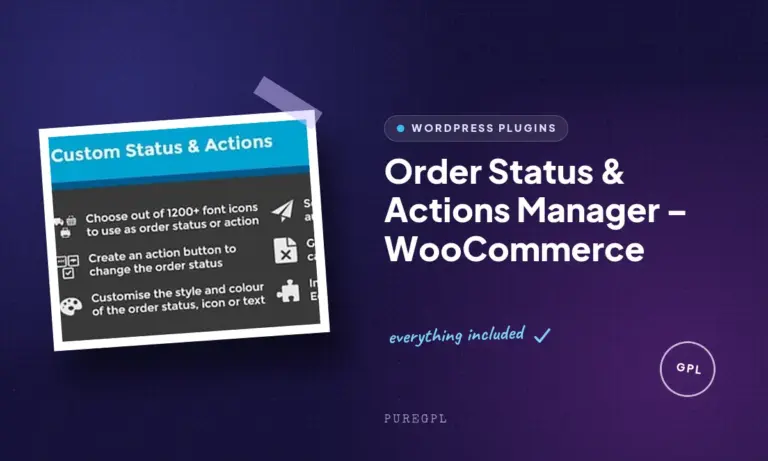 order status actions manager woocommerce