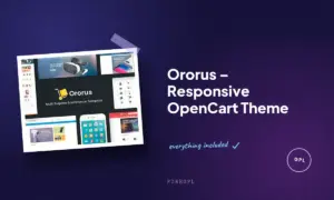 ororus responsive opencart theme