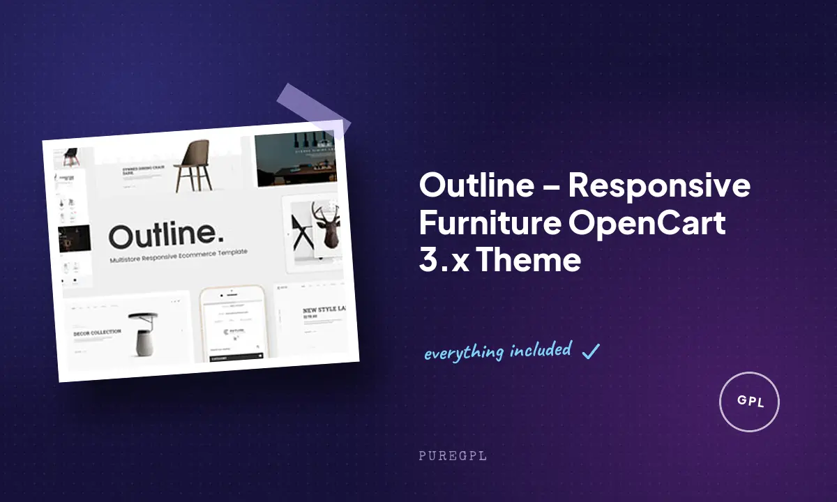Outline – Responsive Furniture OpenCart 3.x Theme