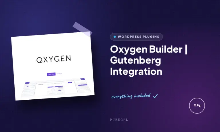 oxygen builder gutenberg integration