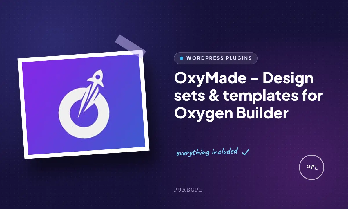 OxyMade – Design sets & templates for Oxygen Builder