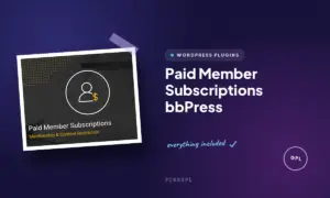 paid member subscriptions bbpress