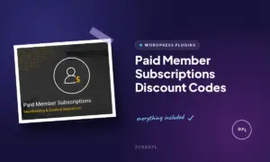 paid member subscriptions discount codes