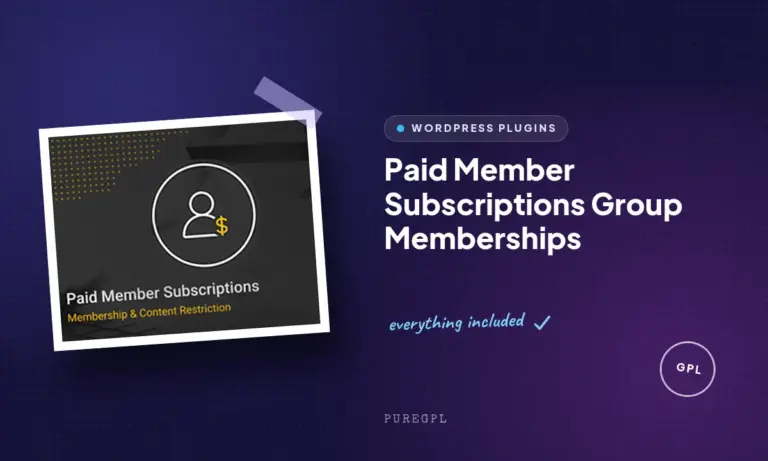 paid member subscriptions group memberships