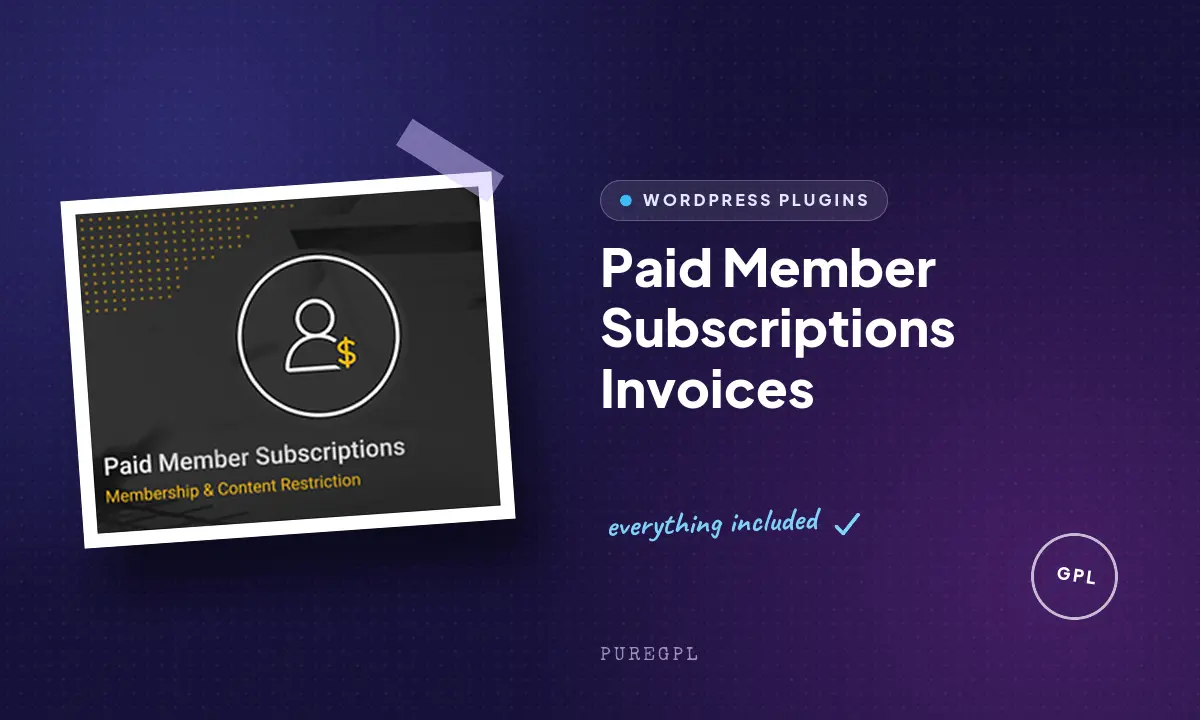 Paid member subscriptions | Invoices