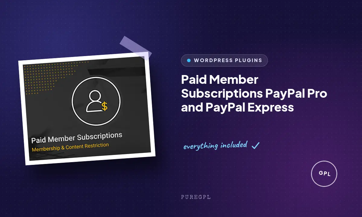 Paid member subscriptions | PayPal Pro and PayPal Express