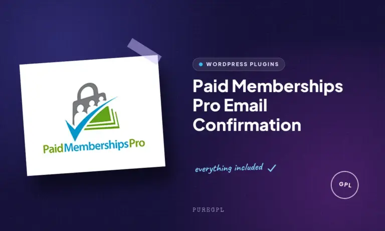 paid memberships pro email confirmation