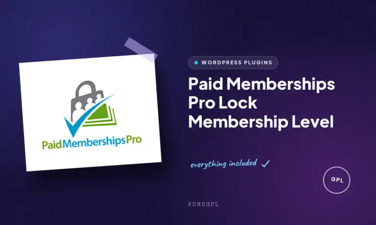 paid memberships pro lock membership level
