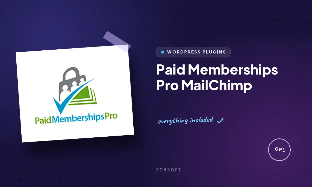 Paid memberships pro | MailChimp
