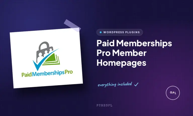 paid memberships pro member homepages