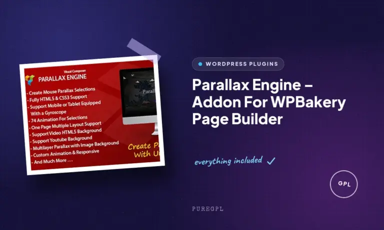 parallax engine addon for wpbakery page builder