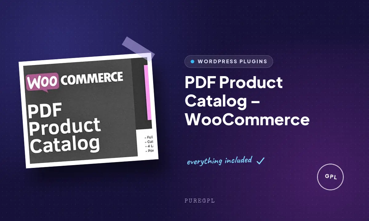 PDF Product Catalog for WooCommerce