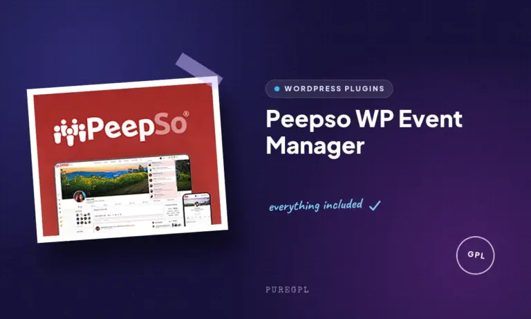 peepso wp event manager