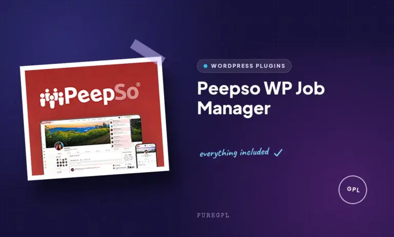 peepso wp job manager
