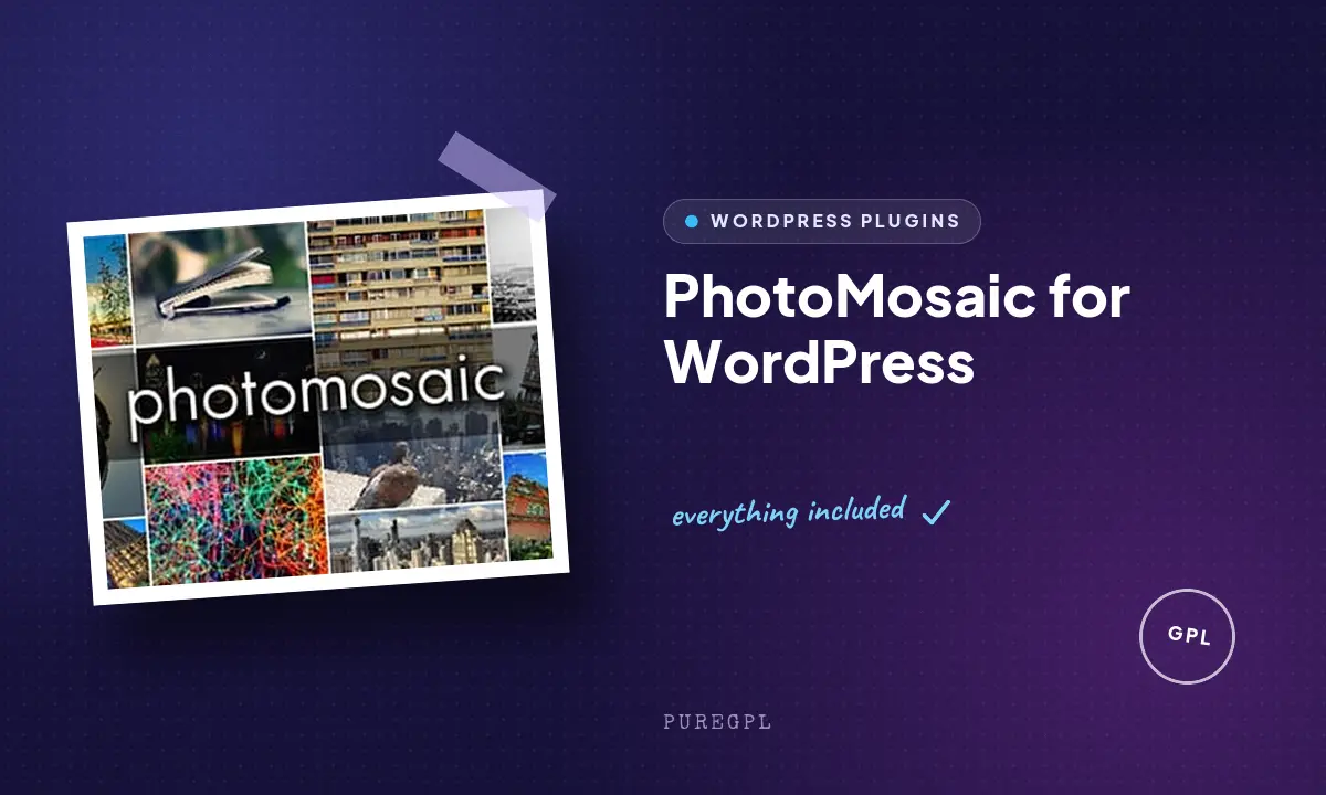 PhotoMosaic for WordPress