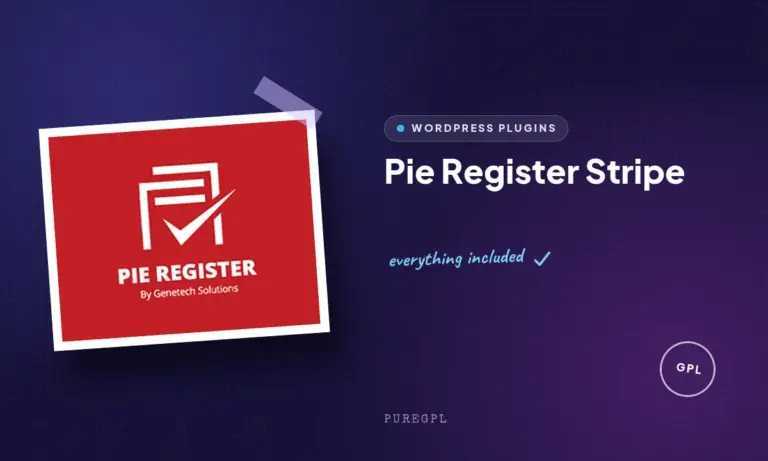 pie register stripe