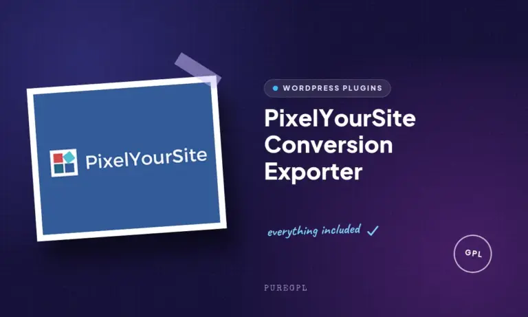 pixelyoursite conversion exporter