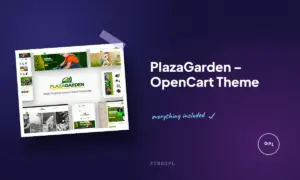 plazagarden opencart theme