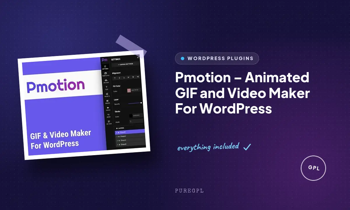 Pmotion – Animated GIF and Video Maker For WordPress