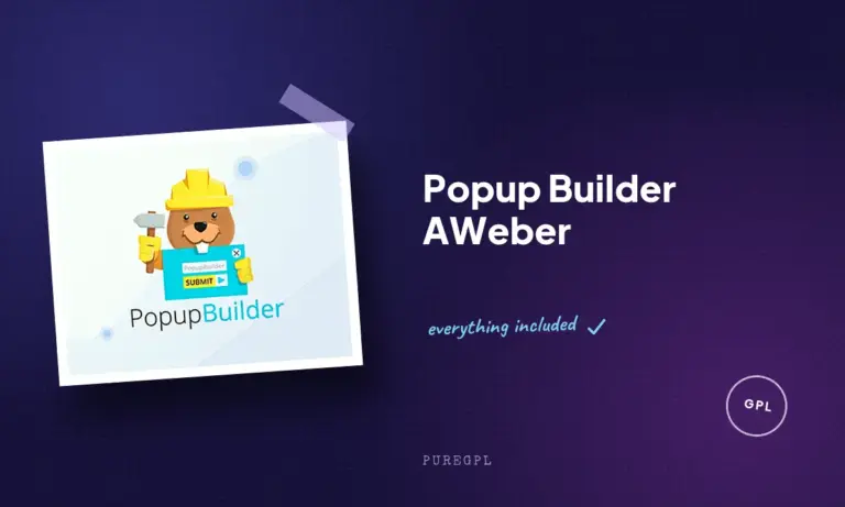 popup builder aweber