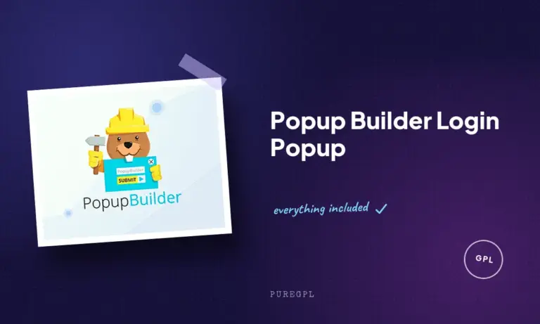 popup builder login popup