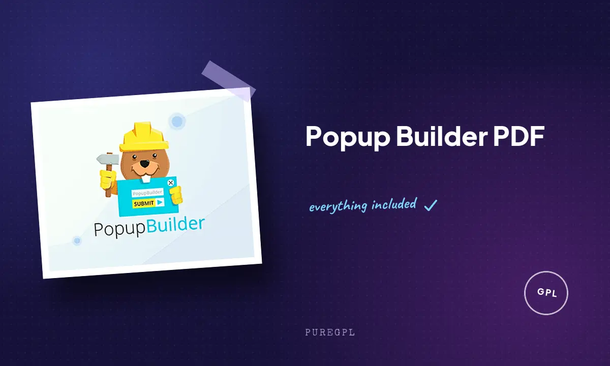 Popup builder | PDF
