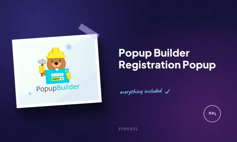 popup builder registration popup