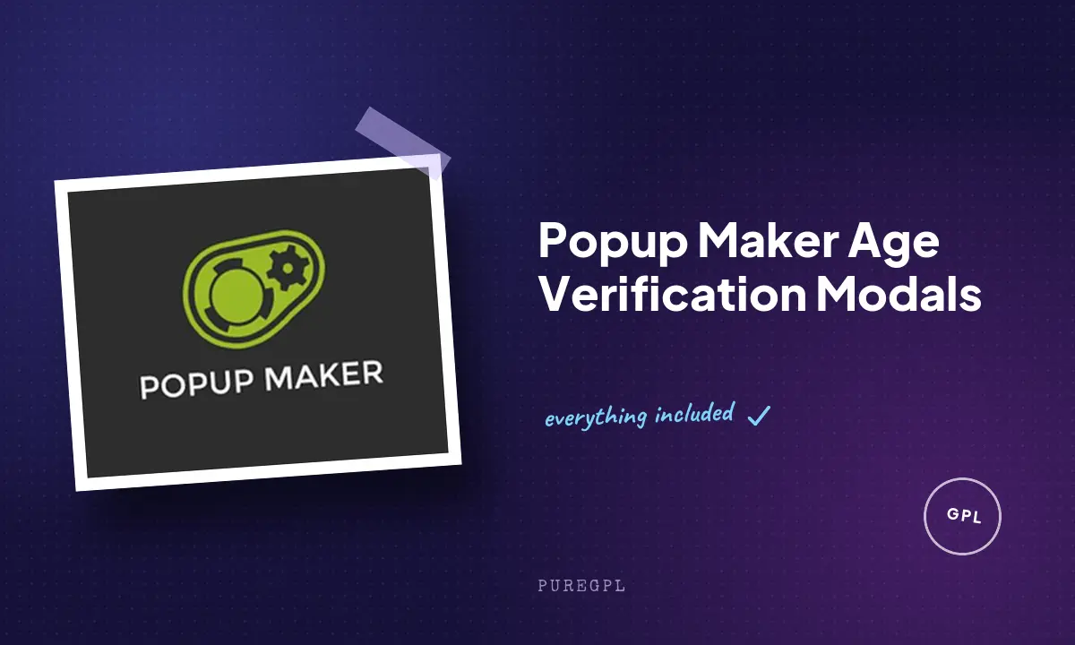 Popup Maker – Age Verification Modals