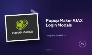 popup maker ajax login modals