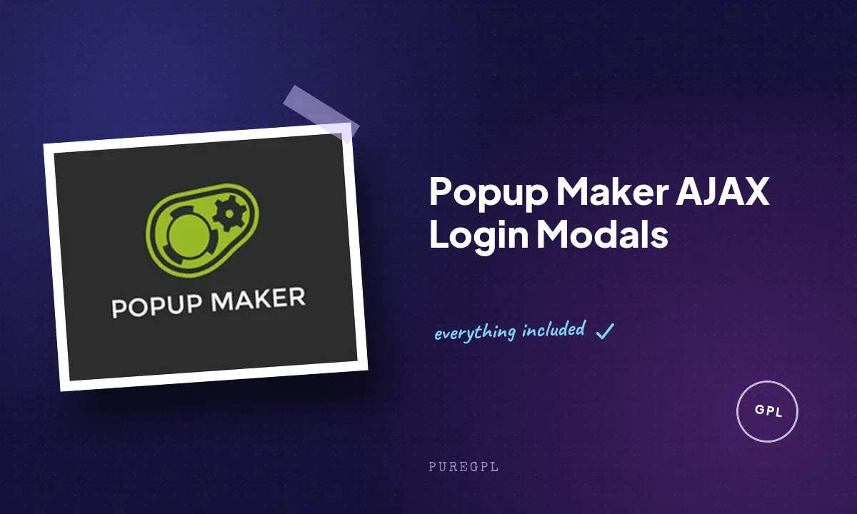 Popup Maker – AJAX Login Modals