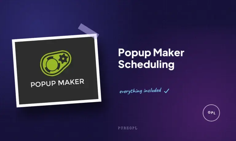 popup maker scheduling