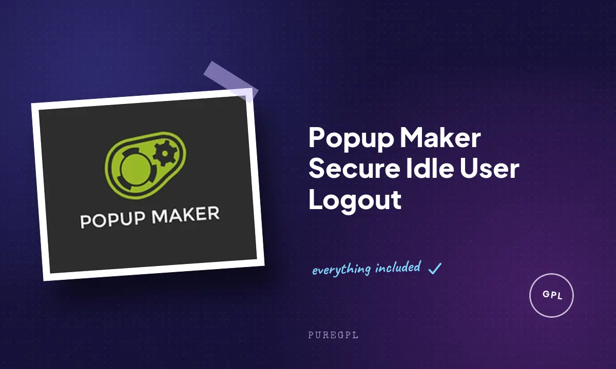 Popup Maker – Secure Idle User Logout
