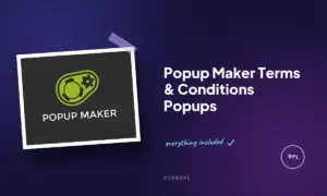 popup maker terms conditions popups