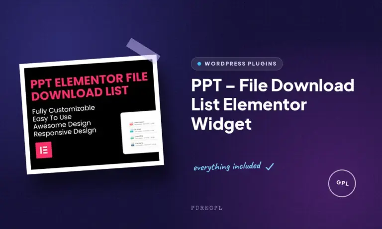 ppt file download list elementor widget