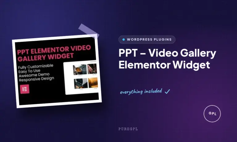 ppt video gallery elementor widget