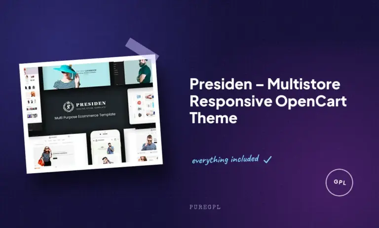 presiden multistore responsive opencart theme